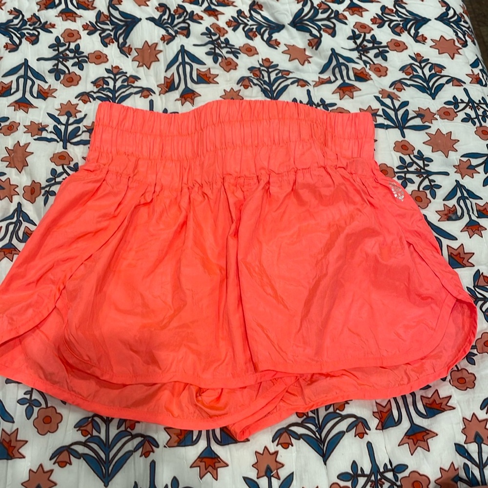 FP parachute material short with boxing style waist